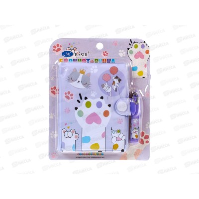 Набор подар. Basir Кошкины лапки (блокнот+ручка) МС-7061 *16