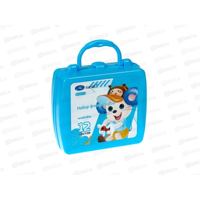 Фломастеры 12цв. BASIR Мышки, чемоданчик  MC-6417-12 *36/144 Фломастеры 12цв. BASIR Мышки, чемоданчик  MC-6417-12 *36/144