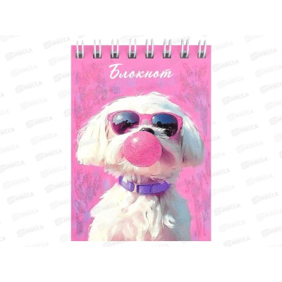 Блокнот 40л ФЕН А7 Бабл-пёс, кл., греб., 70966 *5/160