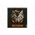 Скетчпад АКАД 40л Волк 195*195мм 14297-ЕАС *24