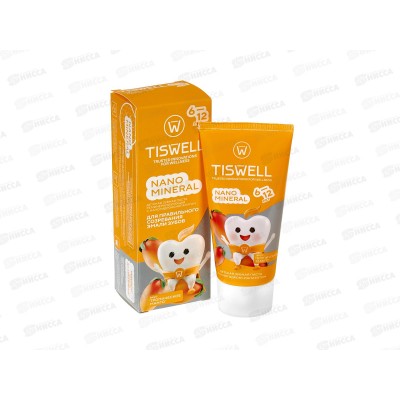 Tiswell зубная паста детская 60гр Манго