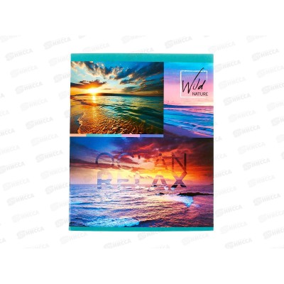 Тетрадь 48л кл. LAMARK Релакс. на скобе 4824-13 *5/100 Тетрадь 48л кл. LAMARK Релакс. на скобе 4824-13 *5/100