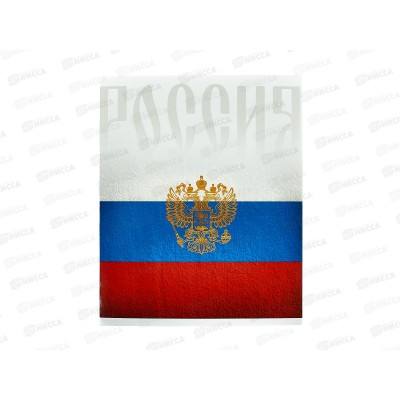 Тетрадь 48л кл. LAMARK Россия. Флаг. на скобе 4824-39  *5/60