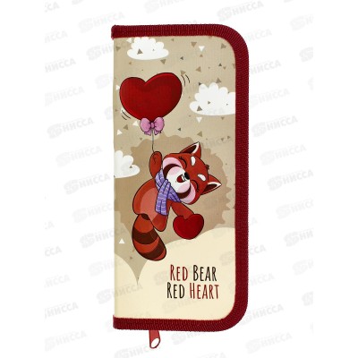 Пенал Lamark Красная панда 1отд., 60*195*25мм на молнии 0057 *24