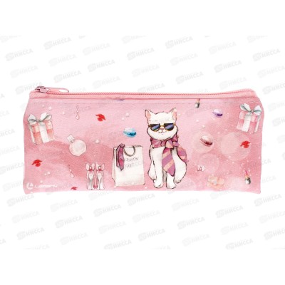 Пенал Lamark Fashion Cat косметичка 1отд. на молнии 0033 *15