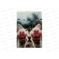 Блокнот 40л. Lamark А6 Лапки. клетка, на гребне. 0304 *30