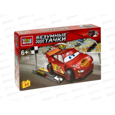Конструктор &quotГОРОД МАСТ&quot Безумные тачки, 84дет, 15056-ZH