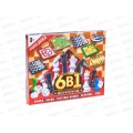 Шахматы 6 в 1 "Играем вместе" ZY1223897-R в/к