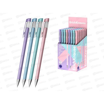 Ручка шар. EK 63111 U-20 Stick Pastel синяя 0,7мм  *50
