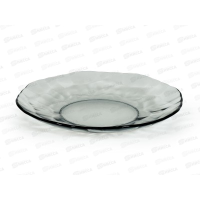 Тарелка &quotBlack Diamond&quot плоская 23см  дымка 50392 *6