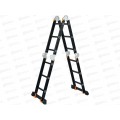 Стремянка алюм.многофункц.4*3 ступ. 12,3кг BLACK LINE STARTUL