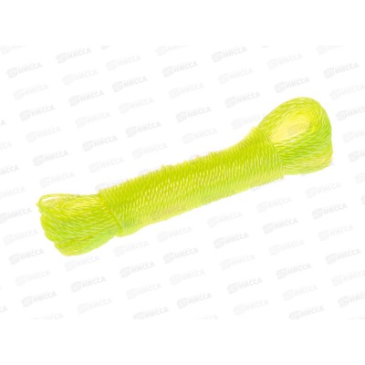 Веревка для одежды 20м*2,3мм полимер эконом  (047406) *12/480  Ж