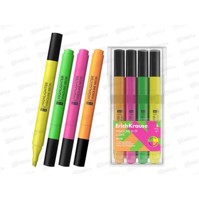 Маркеры EK V-17 текст.,Visioline light Neon 4цв., 63560 *24 Маркеры EK V-17 текст.,Visioline light Neon 4цв., 63560 *24