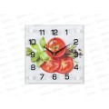 Часы "21 Век" 2525-013 Томаты с базиликом Часы "21 Век" 2525-013 Томаты с базиликом