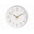 Часы &quot21 Век" 3017-001 круглые d=30 см, Классика,белый+золото Рубин
