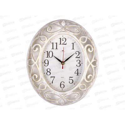 Часы &quot21 Век" 3126-007 Классика, белый с золотом,овал Рубин