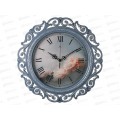 Часы настенные &quot21 Век&quot 4126-009 Классика синий с серебром, круглые d-40.5 Рубин