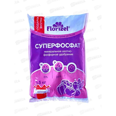 БИО МАСТЕР Florizel Суперфосфат 1,5кг *15 БИО МАСТЕР Florizel Суперфосфат 1,5кг *15
