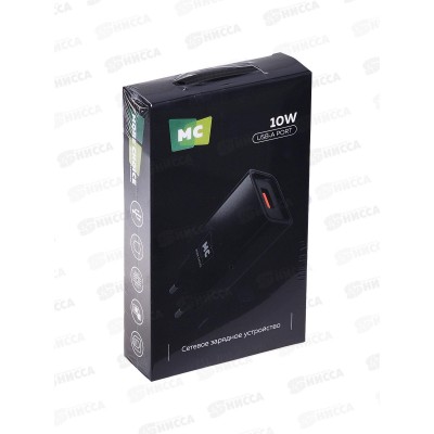 З/у сетевое 1USB 2.0A  More choice NC07 черный