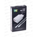 З/у сетевое 1USB+1Type-C+3.0А More choice для Lightning 8-pin NC81i, белый