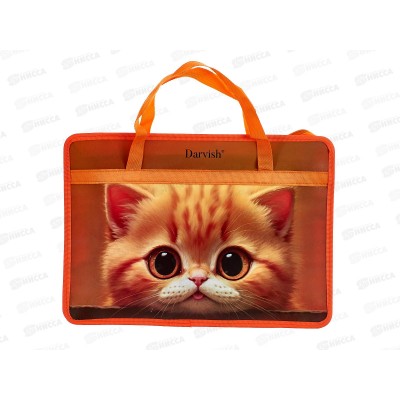 Папка дет. А4 с ручками Darvish Рыжий котенок DV-14113-15 *20