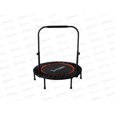 Батут детский 102см, оранжевый, вес 120кг, с ручкой, БСП-0585