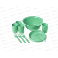 Набор посуды для пикника &quotВитто&quot на 4 пер мятный С67МЯТН *18