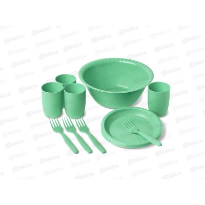 Набор посуды для пикника "Витто" на 4 пер мятный С67МЯТН *18