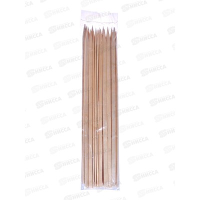 Шампур дерево 35*0,7*0,2см квадрат 25шт 1418978