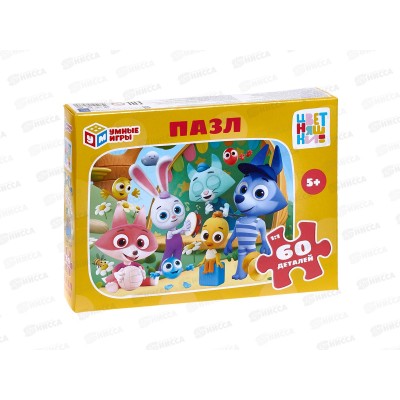 ПАЗ 60 эл. Цветняшки. &quotУмные игры&quot 30380  *24
