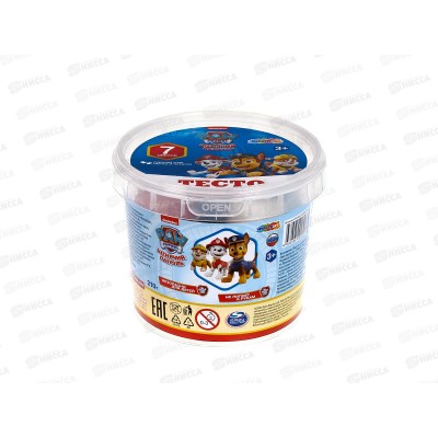 Тесто для лепки &quotMultiArt" Щенячий патруль 7цв. 30гр., DOUGH-122859 *24