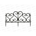 Заборчик САДОВЫЙ Ажурное черный *12