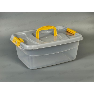 Контейнер д/пищ.продуктов 10л серый *12  ИНТ