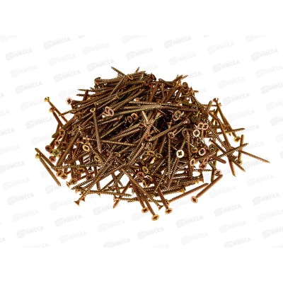 Саморез универсальный 3,5*50 желтый цинк (500шт) ведро