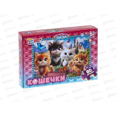 ПАЗ 80 эл. Кошечки Принцессы, 34036 &quotУмные игры&quot  *16