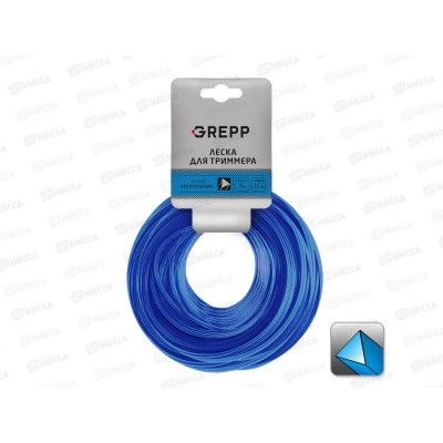 Леска для триммера GREPP треугольник 3,5*15м 105-1014-35 *100