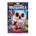 Мозаика гелевая 17х23см, Сова, GEL-OWL
