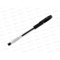  Ручка гел. MAZARI Bruma черная, 0.5мм, проз.корп., M-5826-71 *40