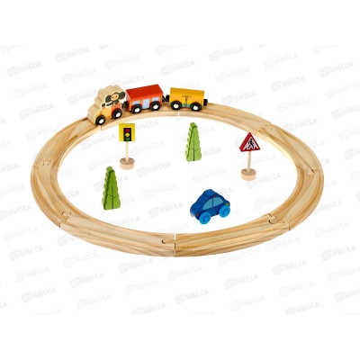 Железная дорога деревянная Чебурашка, BRT43 "Буратино" Железная дорога деревянная Чебурашка, BRT43 "Буратино"