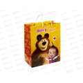 Пакет подарочный 26х32х14см l Глянцевый Маша и Медведь PL-12747-МB *12