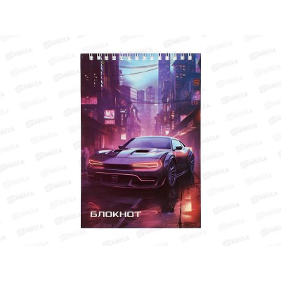 Блокнот 40л MAZARI А5 3 диз. карт.обл.греб, M-17323 *30