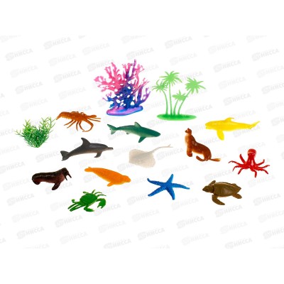 Набор морских обитателей №104-20 пакет 20*15*4
