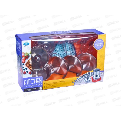 Набор посуды №666-В5 металл коробка 34*10,5*20