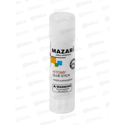Клей карандаш MAZARI HITOMY, 15г, М-5671S *12/480
