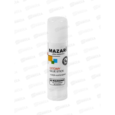 Клей карандаш MAZARI HITOMY,  9г, М-5670S *24 Клей карандаш MAZARI HITOMY,  9г, М-5670S *24