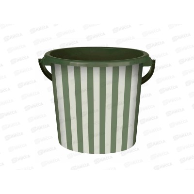 Ведро 10л &quotСиеста&quot полоска ВР-1949 *10