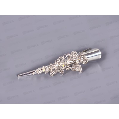 Заколка-уточка 14см со стразами №2160 Заколка-уточка 14см со стразами №2160