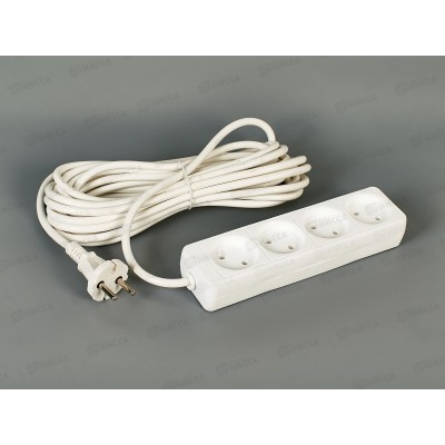 Удлинитель бытово СОЮЗ 2200ВТ 4гн. ПВС , без заземления 7м, 481S-1407