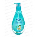 AQA baby Средство для купания малыша и шампунь 2в1 400мл *6