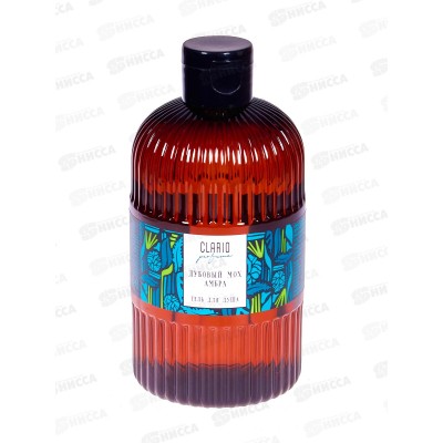 Clario Парфюмированный гель для душа дубовый мох Амбра 500мл *6 Clario Парфюмированный гель для душа дубовый мох Амбра 500мл *6